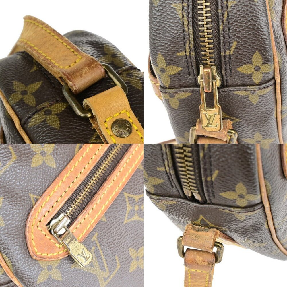 LOUIS VUITTON Senlis Shoulder Bag Monogram Leather Brown France - Picture 9 of 16